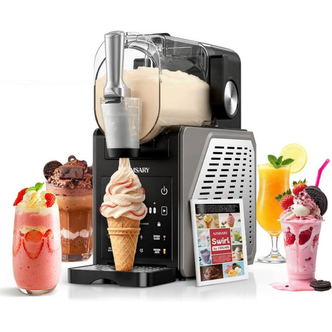 Azmsary Machine a glace 2.5 L Compatible lave-vaisselle