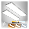 Plafonnier Blanc et Ambre a presence elegante et lumiere agreable 28W 2700K