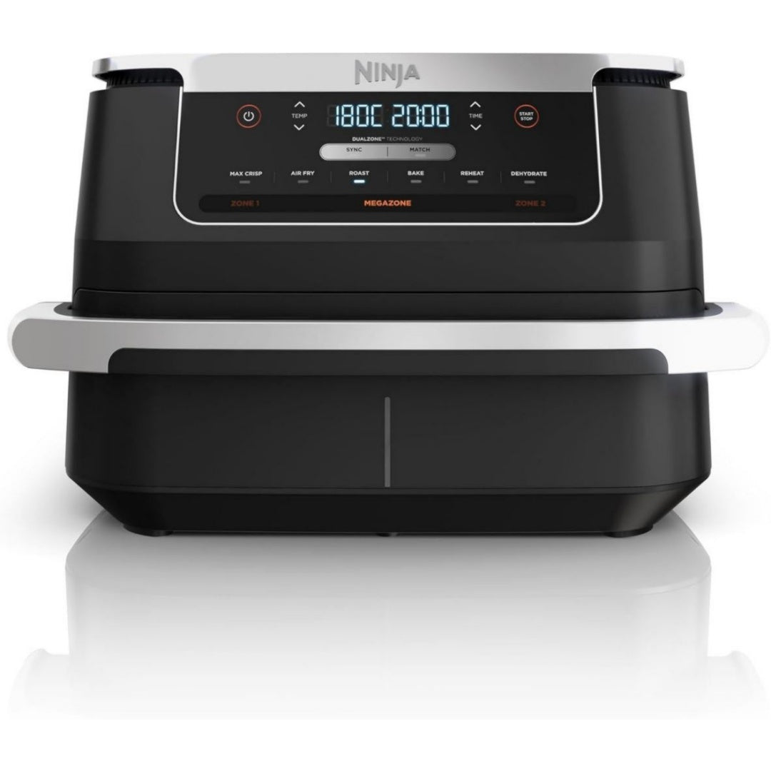 Ninja Friteuse sans huile 6.6 L Noir Revetement antiadhesif Compatible lave-vaisselle