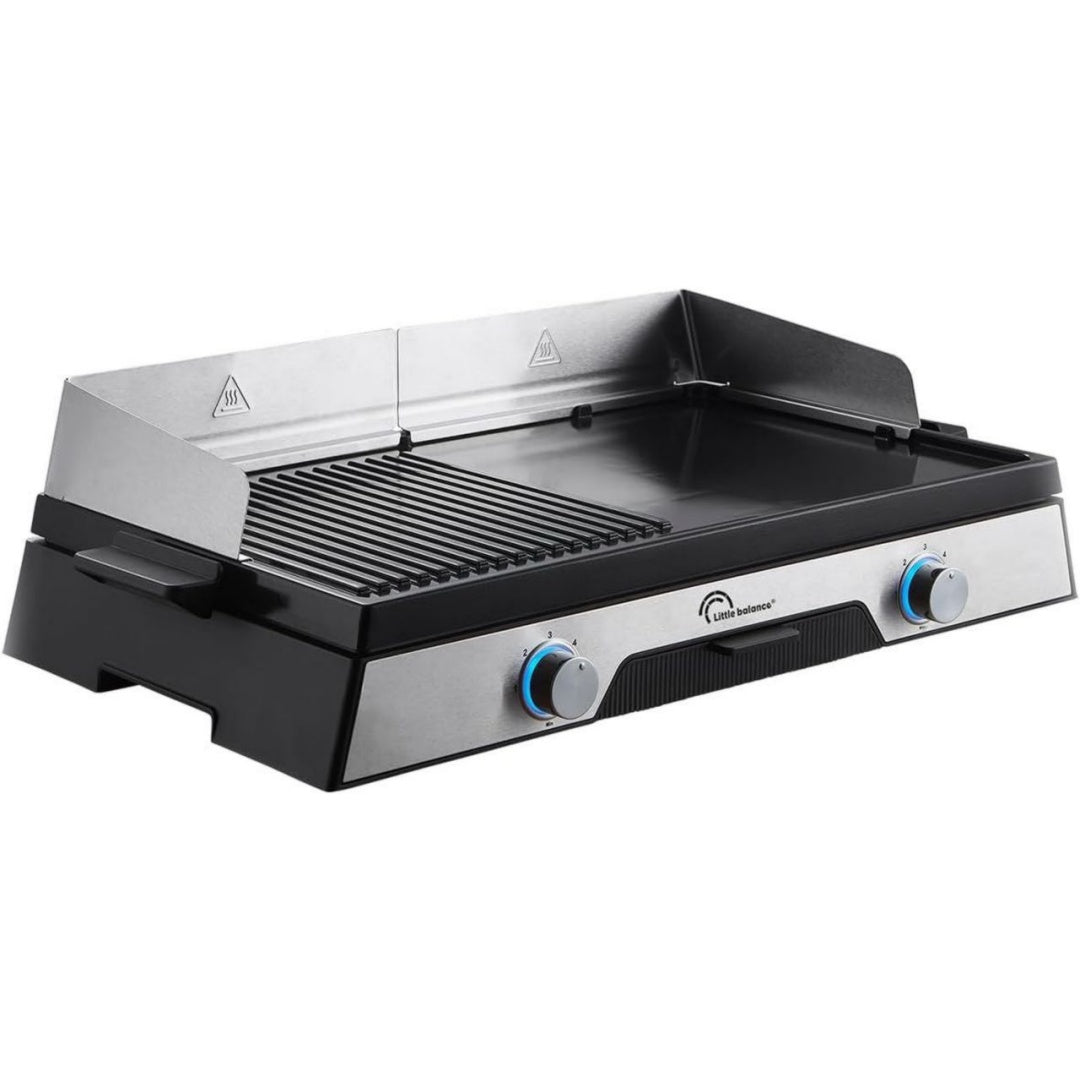 Little Balance Plancha 2200 W Noir Revetement antiadhesif Compatible lave-vaisselle