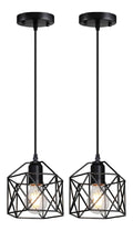 Suspension decoratif Noir avec diffusion lumineuse harmonieuse 60 W
