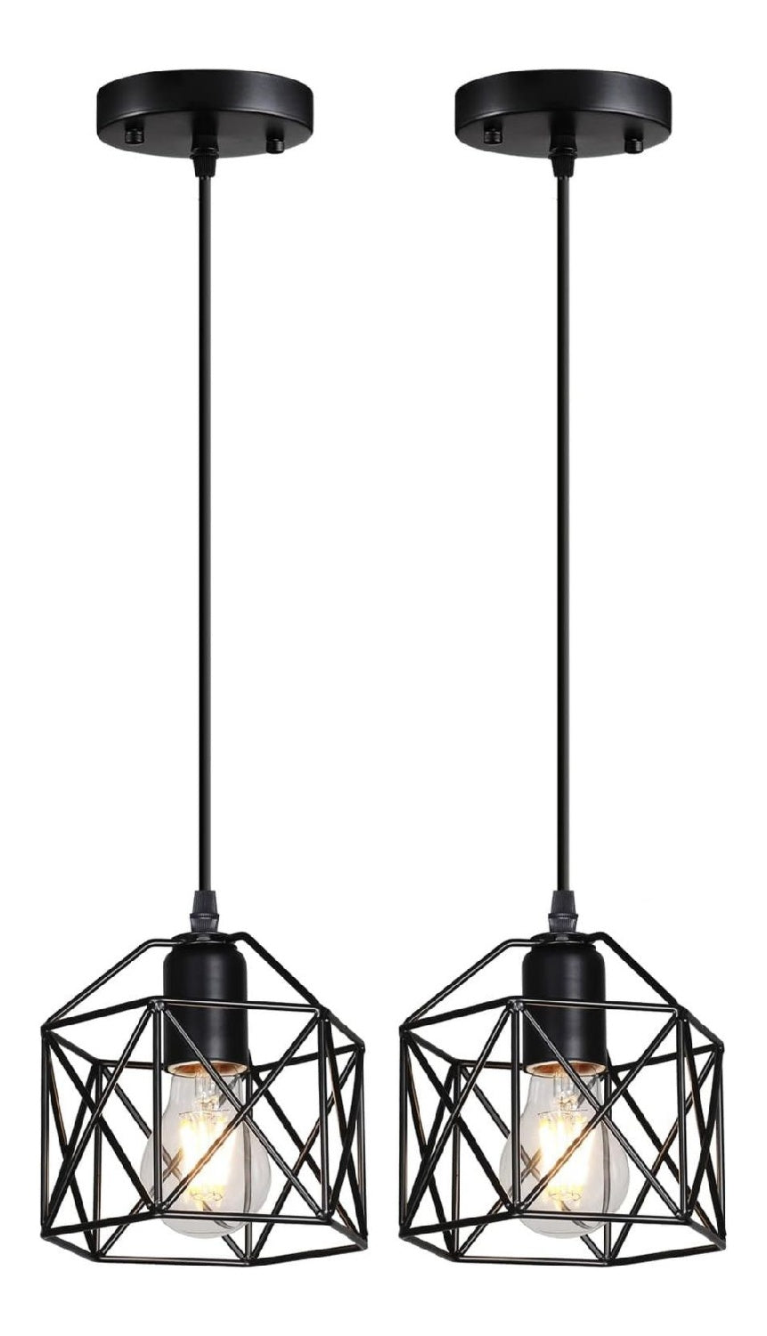 Suspension decoratif Noir avec diffusion lumineuse harmonieuse 60 W