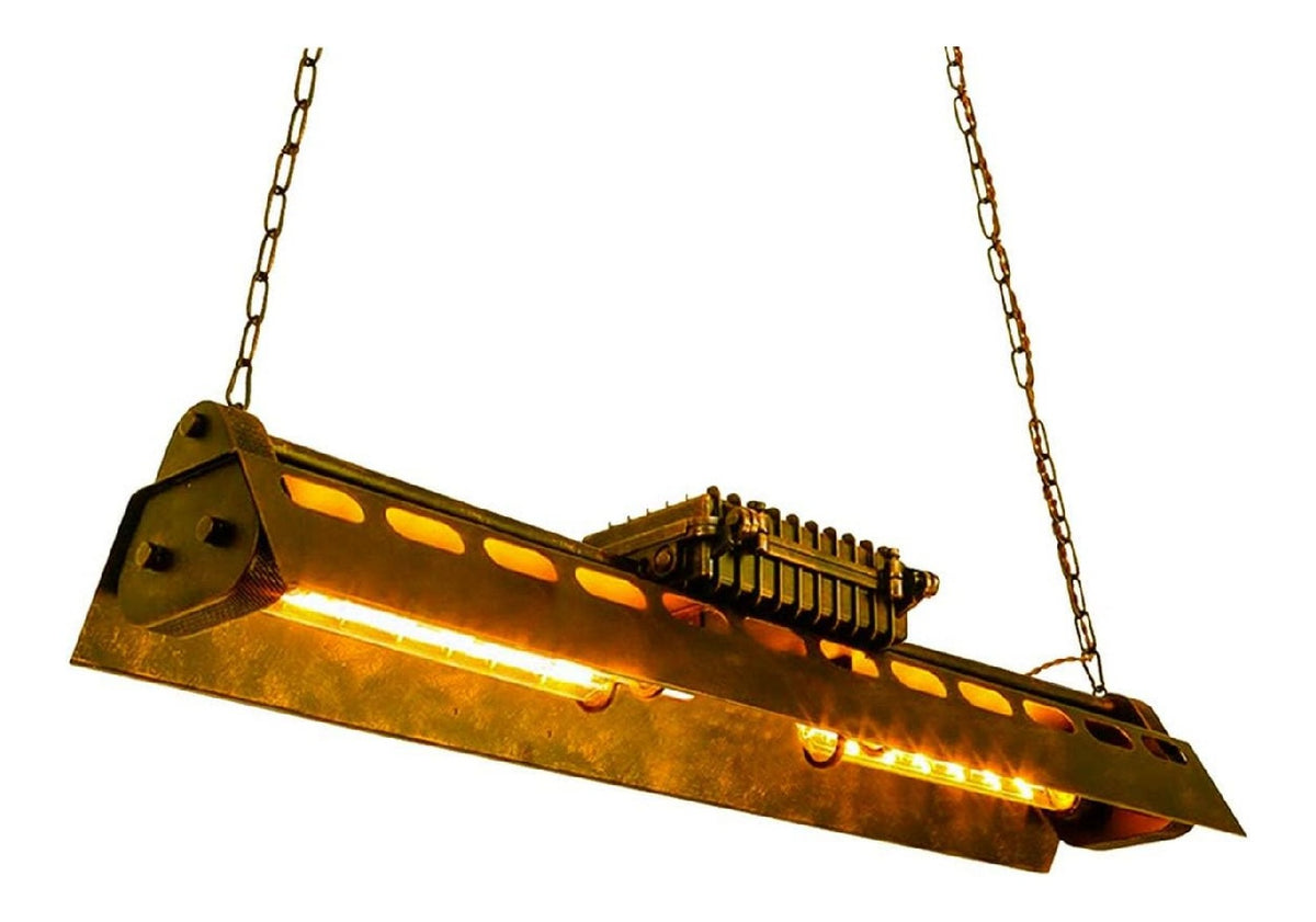 Solution lumineuse Ambre au dessin sobre en format suspension E27