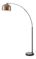 Lampadaire Noir et Dore a presence elegante et lumiere agreable 40 W