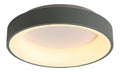 Plafonnier decoratif Blanc et Gris avec diffusion lumineuse harmonieuse S8-3246