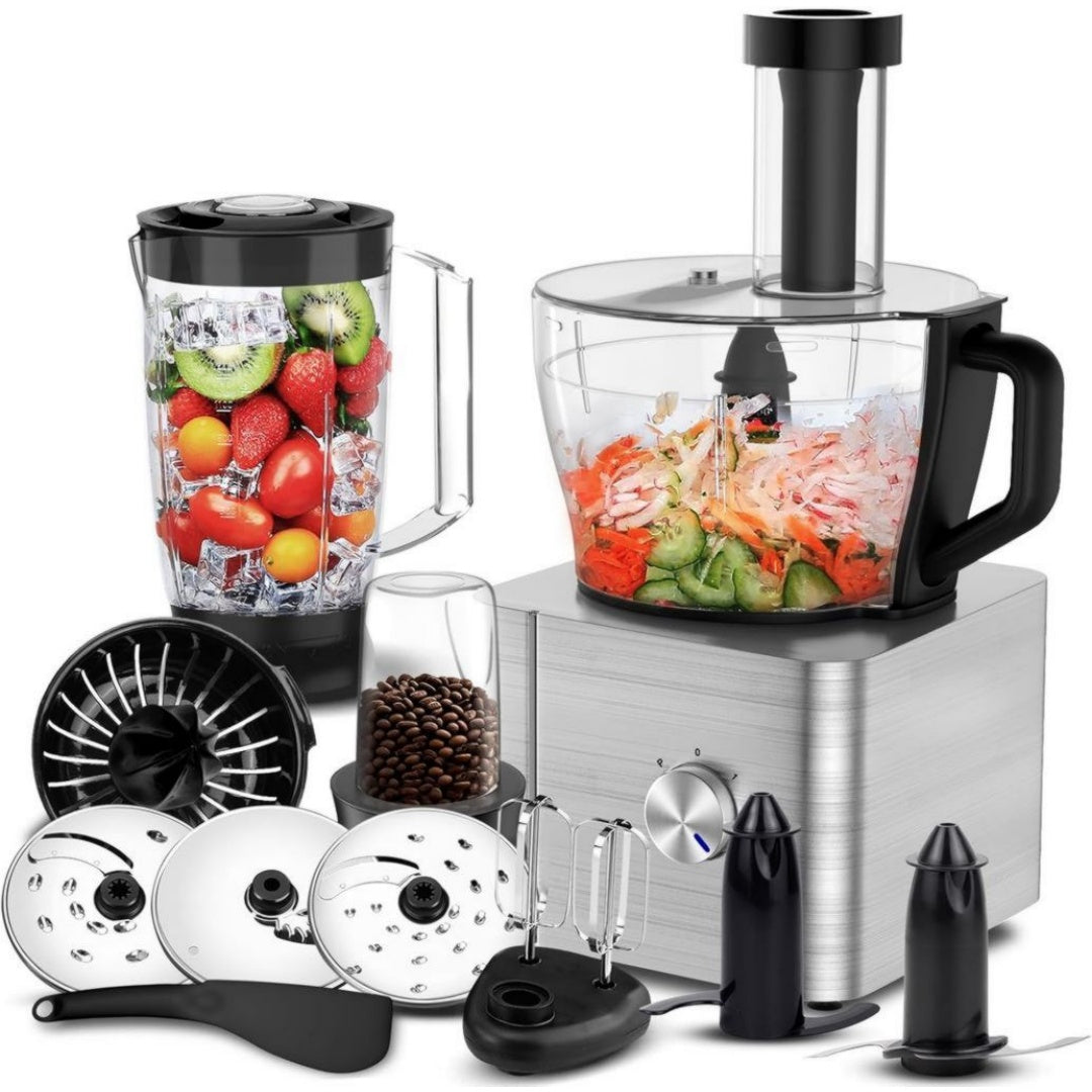 Sndoas Robot multifonction 3.2 L 1100 W Argente Compatible lave-vaisselle Compact