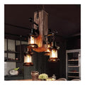 Eclairage Noir et Ambre contemporain en version suspension 40 W E27 87-3669