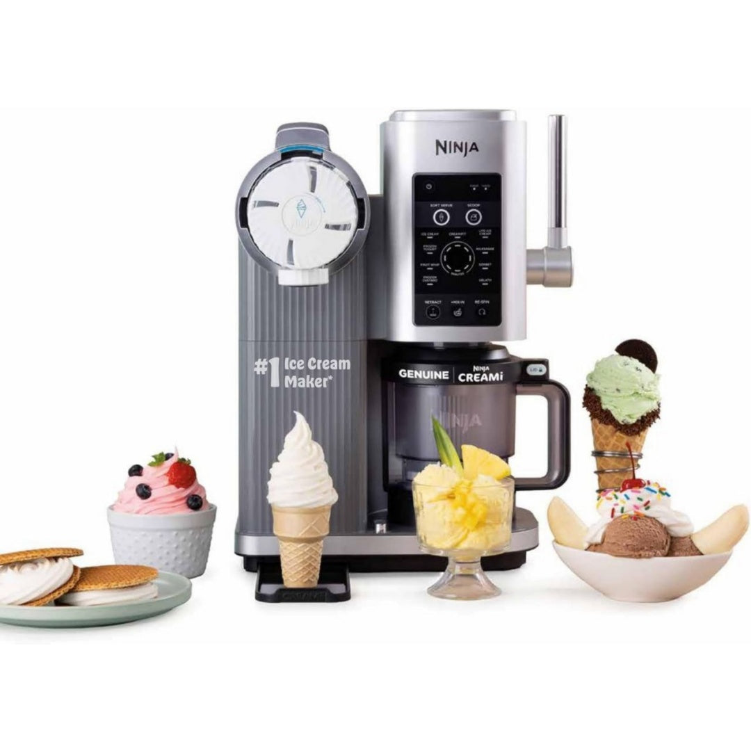 Ninja Machine a glace 120 mL Argente Compatible lave-vaisselle