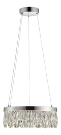 Luminaire Noir a silhouette graphique de type suspension