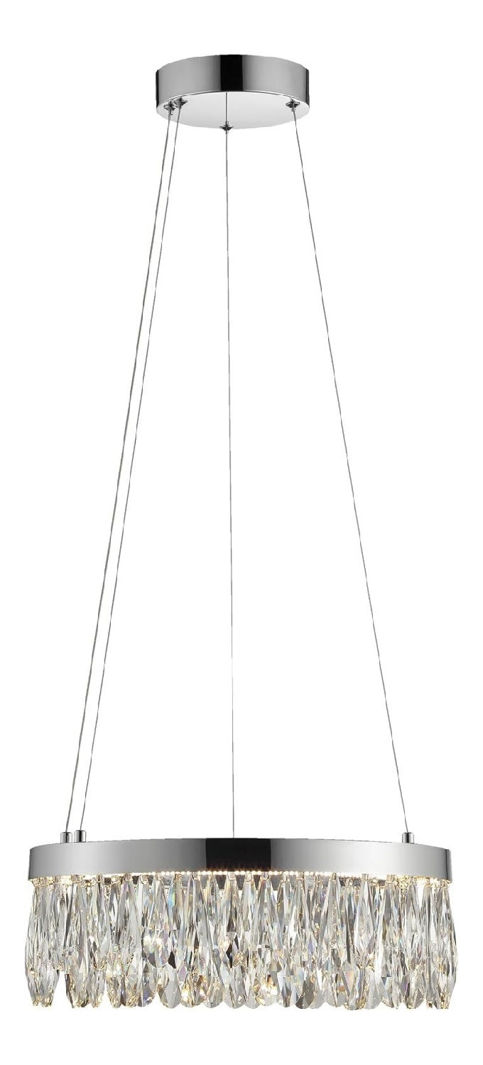 Luminaire Noir a silhouette graphique de type suspension