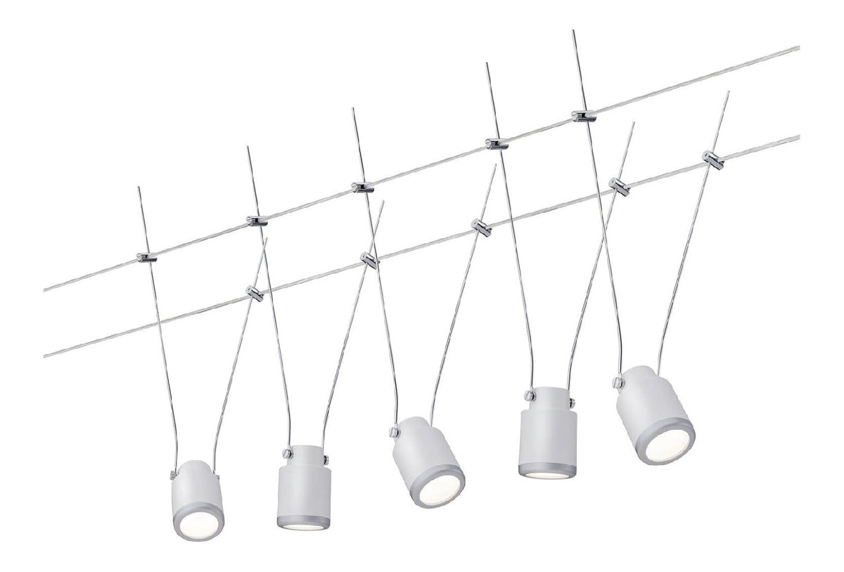 Solution lumineuse Blanc au dessin sobre en format luminaire 2700K