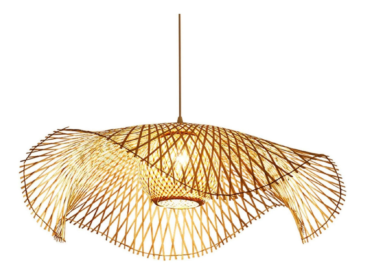Suspension Ambre aux lignes epurees avec eclairage confortable 40 W E27 HB-8225