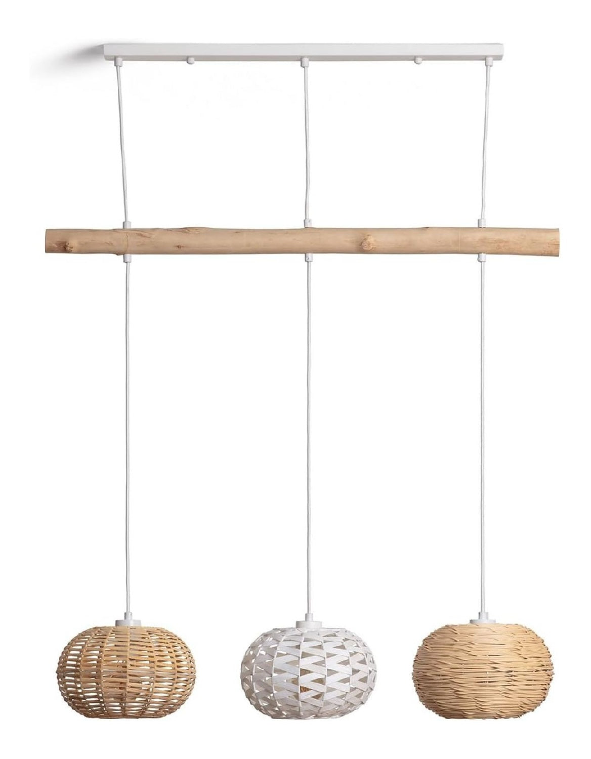 Luminaire Ambre et Rouge a silhouette graphique de type suspension IP20 E27