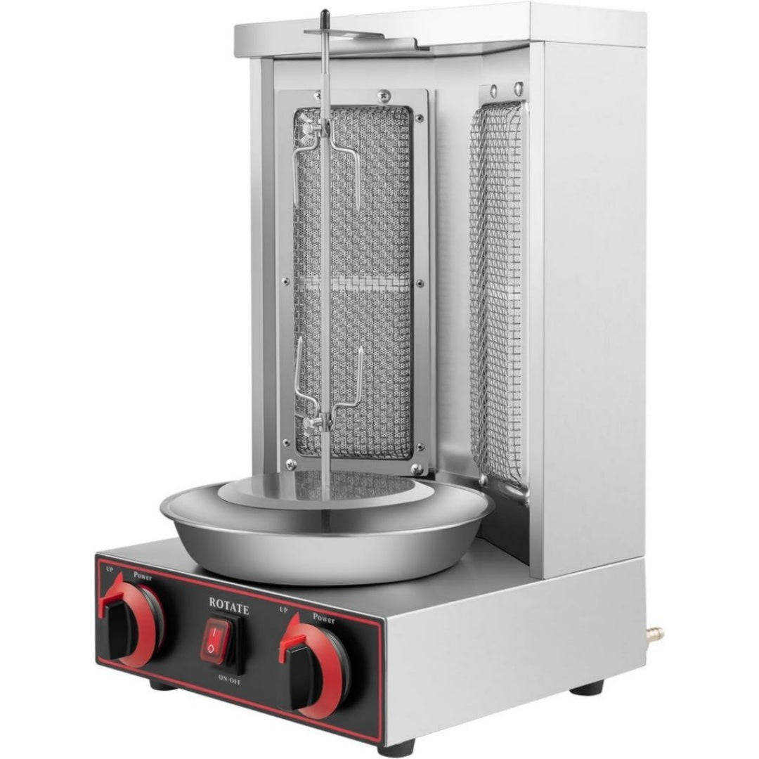 GMSLuu Fours rotissoires 3000 W Acier inoxydable Rotation
