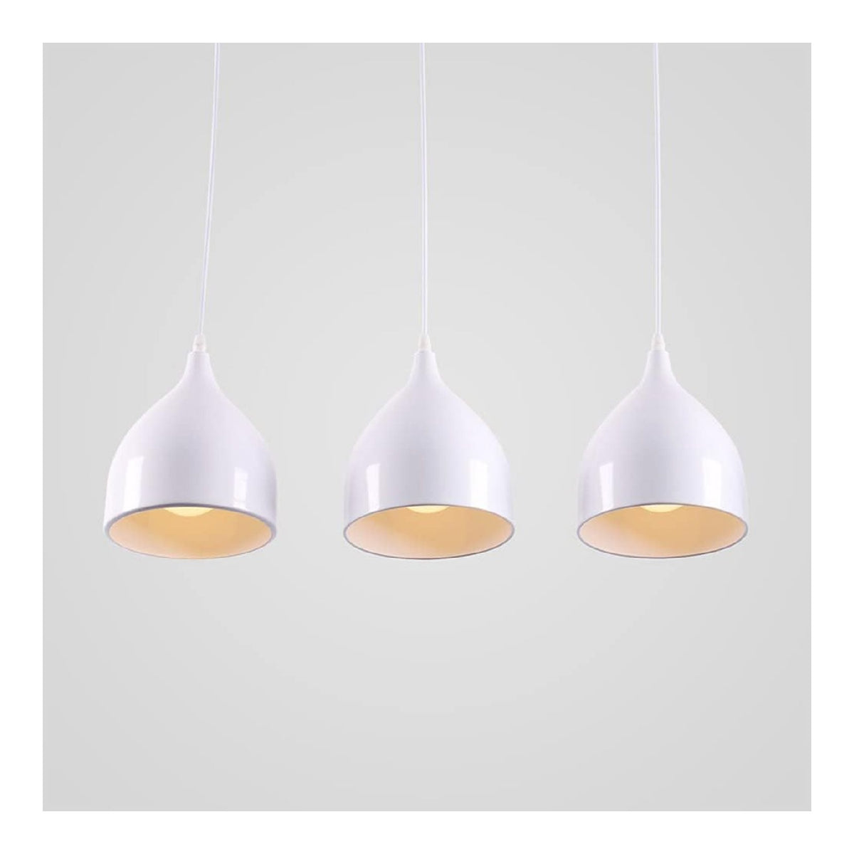 Eclairage Blanc et Ambre contemporain en version suspension 60W E27