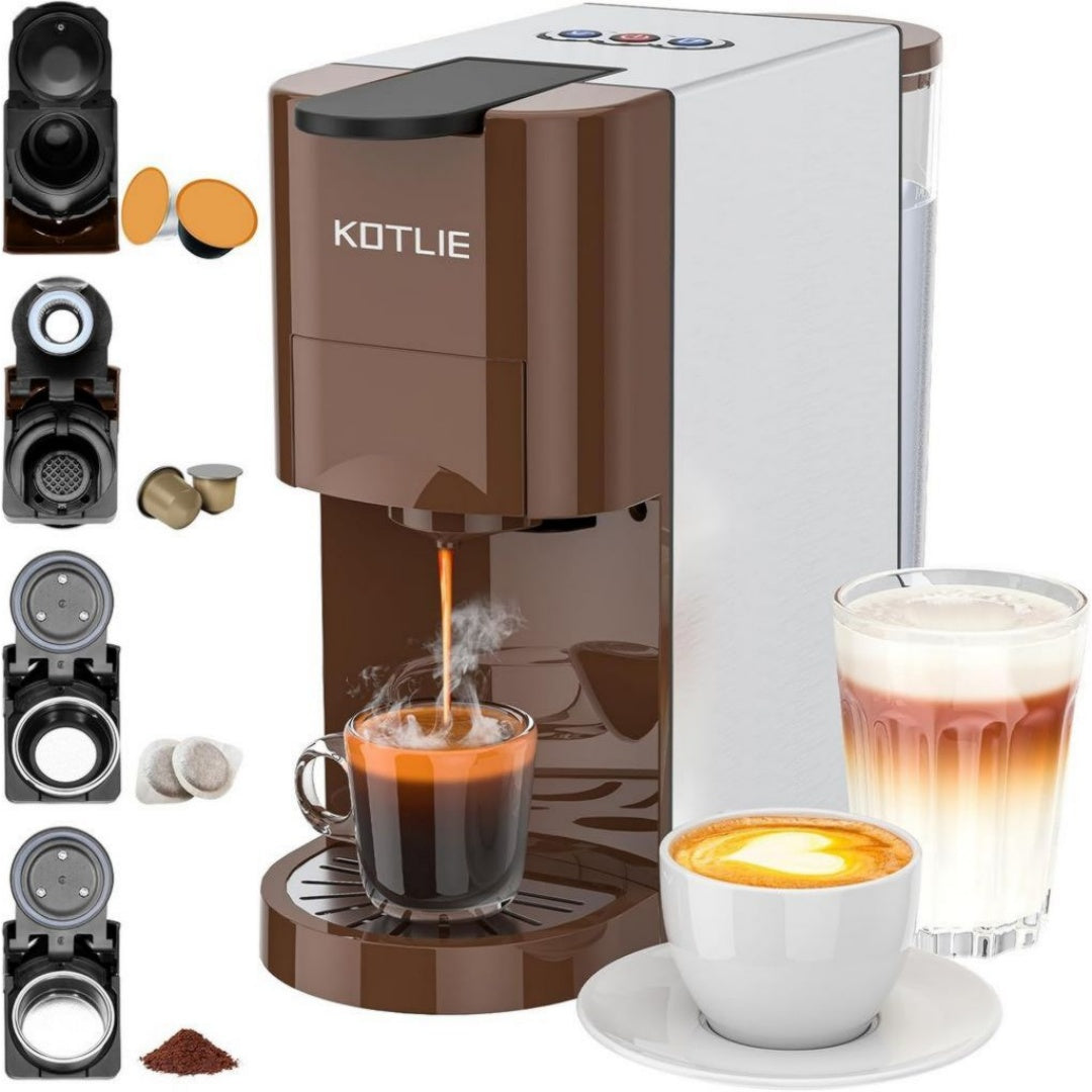 Kotlie Machine a cafe a dosettes 60 mL 1450 W Mat Compact
