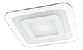 Solution lumineuse Blanc et Ambre au dessin sobre en format plafonnier 36 W
