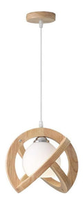 Solution lumineuse Blanc et Ambre au dessin sobre en format suspension E27 LL-9208