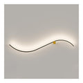 Solution lumineuse Noir et Ambre au dessin sobre en format applique murale 14 W
