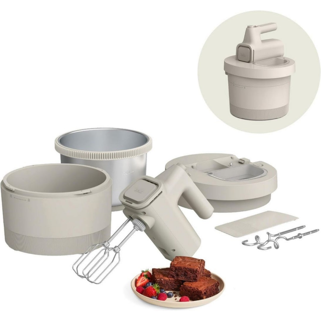 Bella Batteur a main 3.5 L 200 W Acier inoxydable Compatible lave-vaisselle