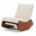Fauteuil ¨¤ bascule en tissu polyester et PVC