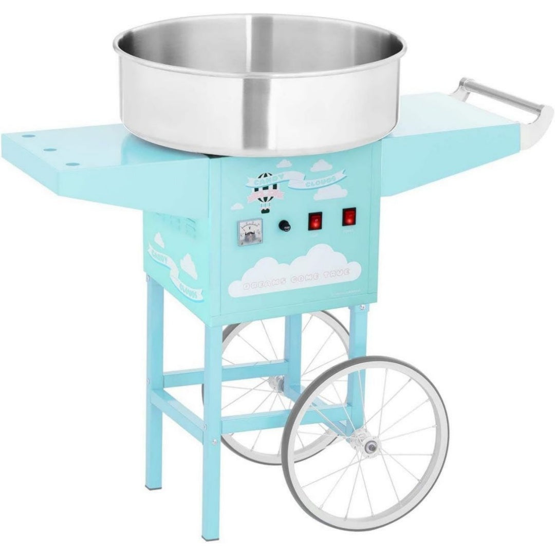Royal Catering Machines a barbe a papa 1200 W Acier inoxydable Silencieux Portable