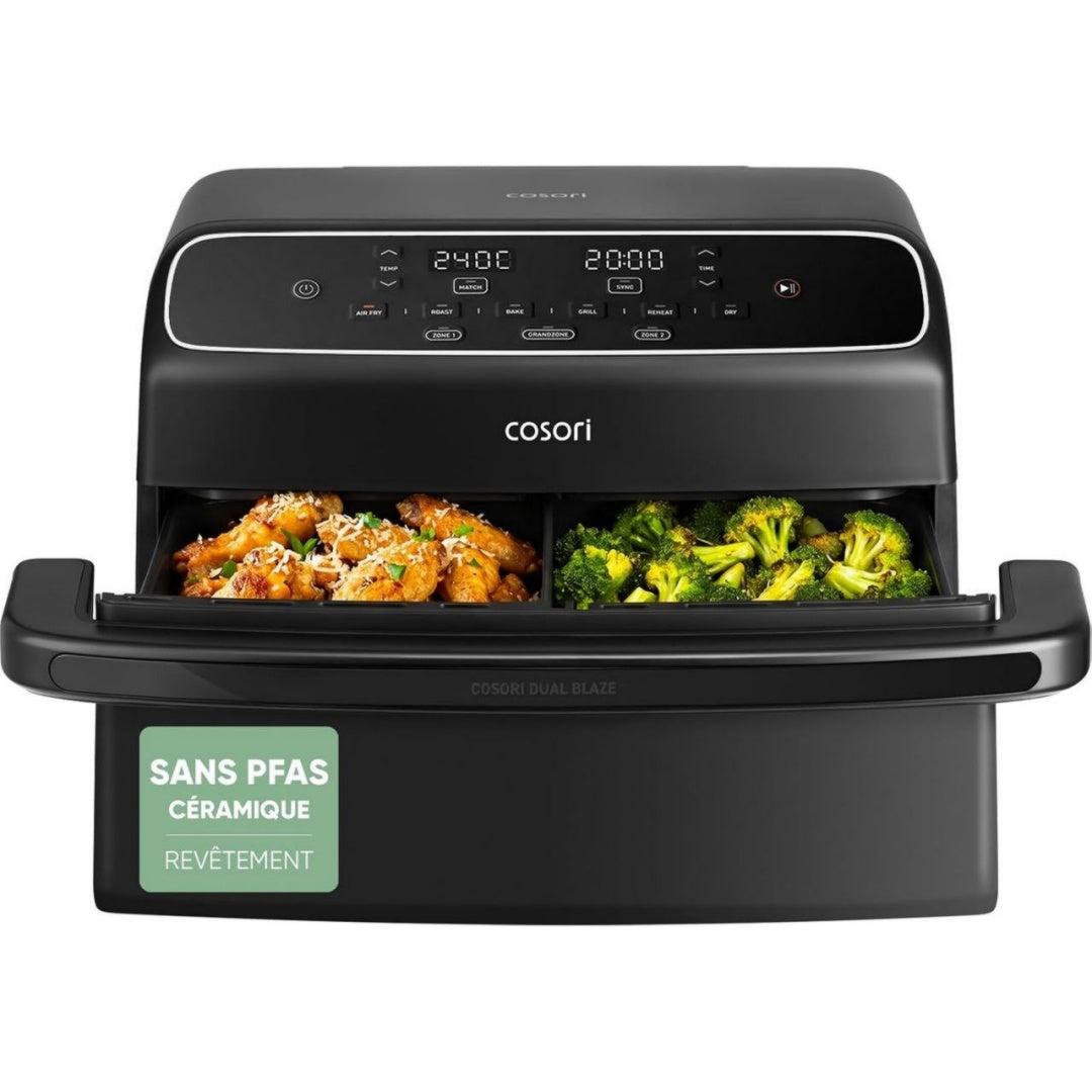 Cosori Friteuse sans huile 8.6 L 2700 W Dore Compatible lave-vaisselle
