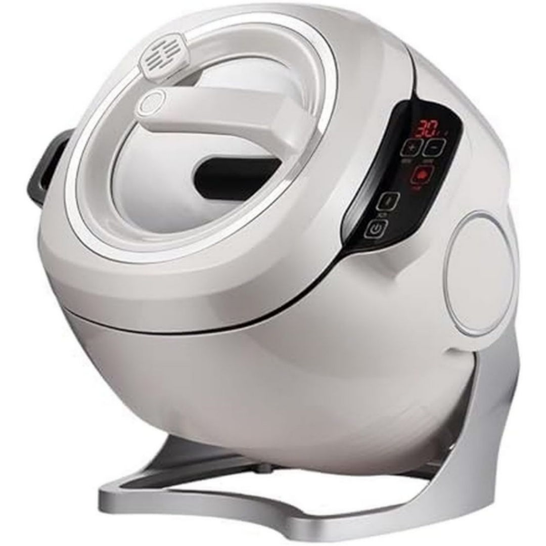 Shjdbf Woks electriques 6 L 2000 W Acier inoxydable Revetement antiadhesif