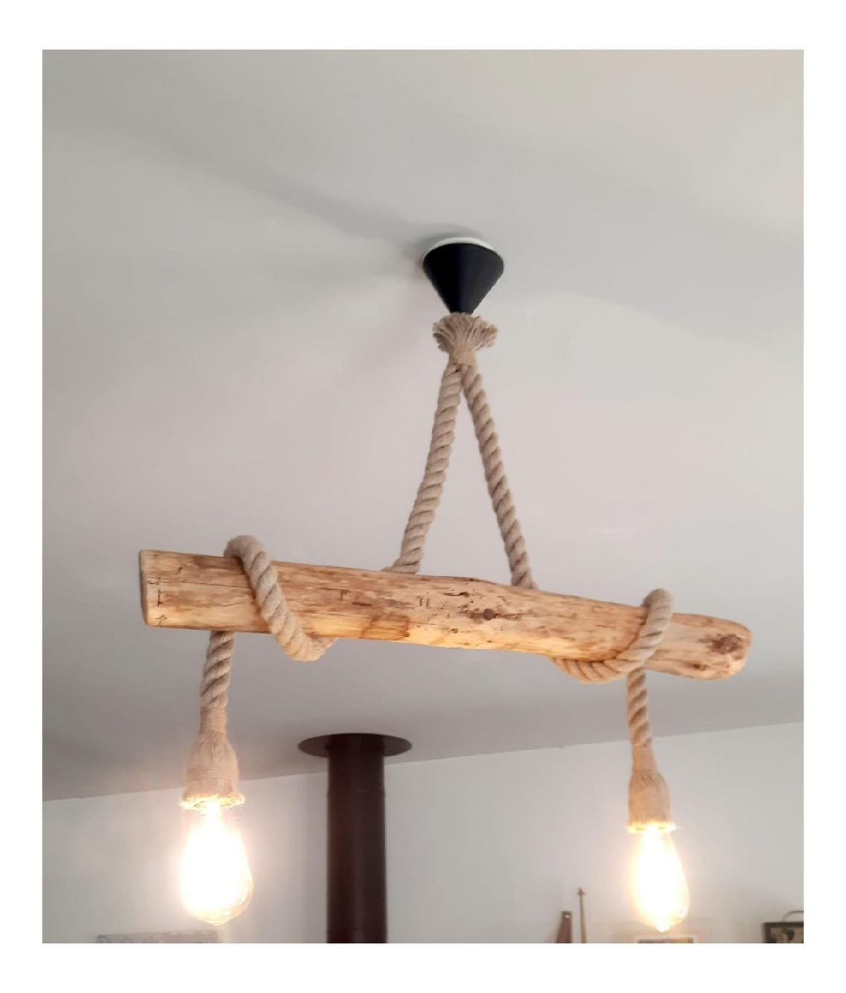 Eclairage Ambre et Marron contemporain en version suspension E27