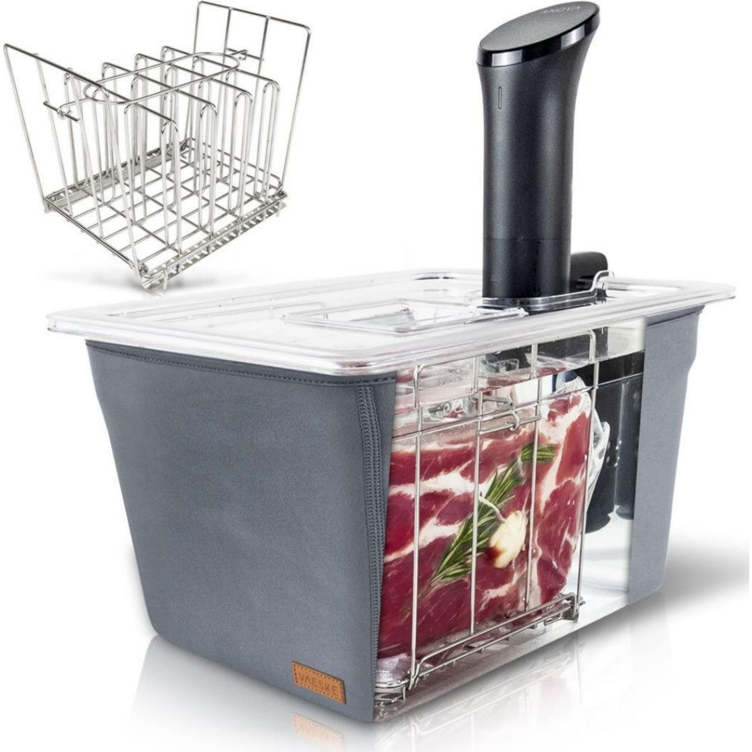 Vaeske Gril electrique 12 L Acier inoxydable Compact