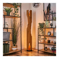 Lampadaire decoratif Noir et Ambre avec diffusion lumineuse harmonieuse 15 W IP20 E27