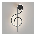 Applique murale Noir et Blanc a presence elegante et lumiere agreable 21 W