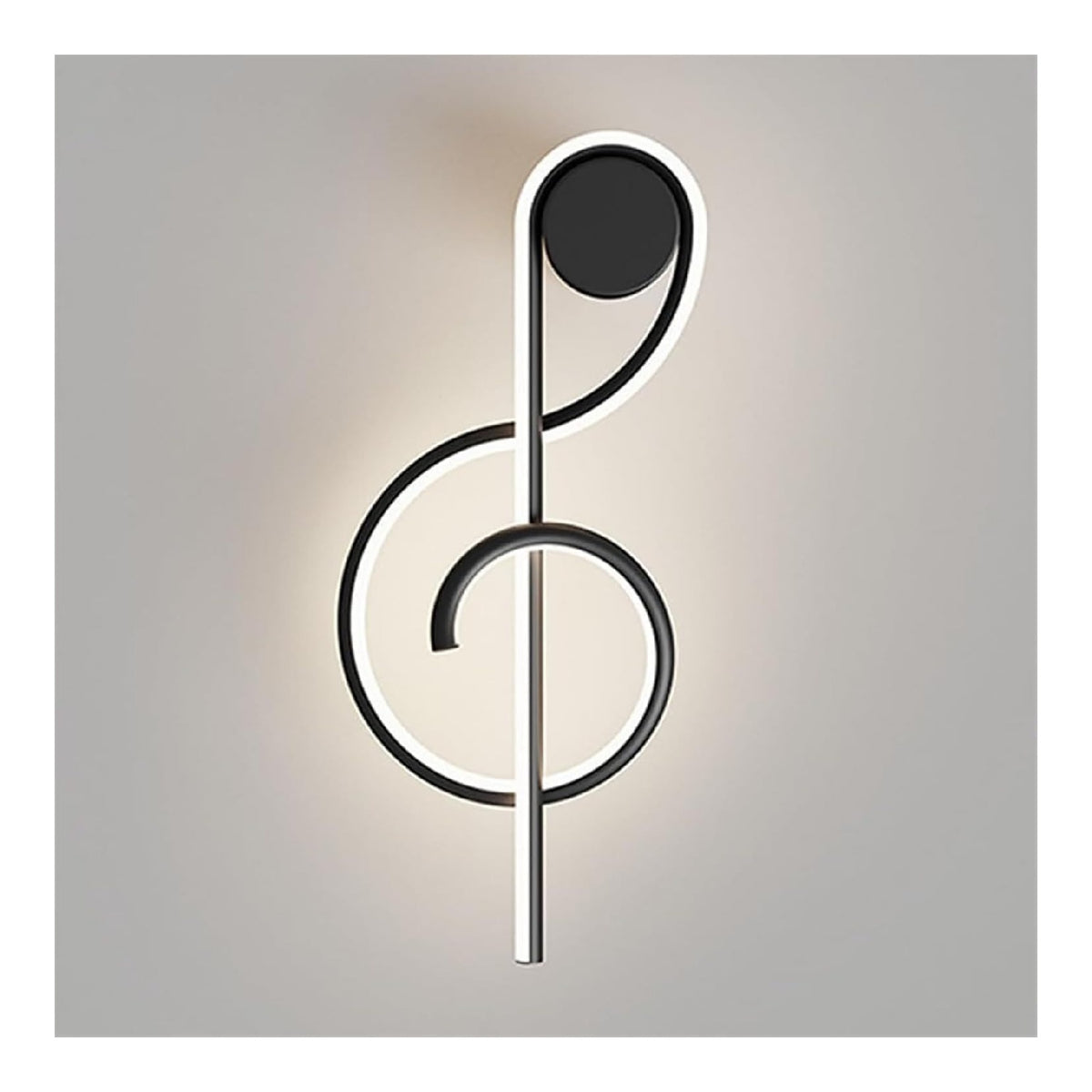 Applique murale Noir et Blanc a presence elegante et lumiere agreable 21 W
