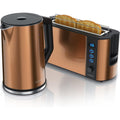 Set bouilloire et grille-pain Arendo 1.5 L 2000 W Acier inoxydable