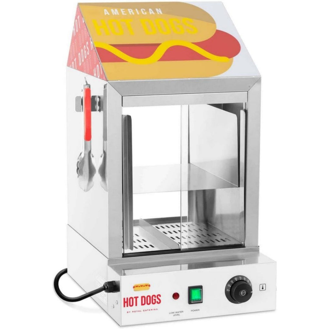 Royal Catering Appareil a hot-dog Inox Compact Acier inoxydable