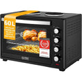 TZS First Austria Mini four 60 L 3200 W Acier inoxydable