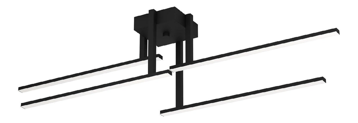 Plafonnier decoratif Noir et Blanc avec diffusion lumineuse harmonieuse Z2-5376