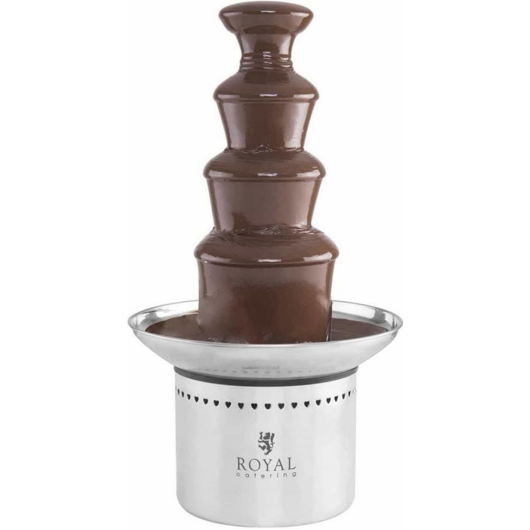 Royal Catering Fontaines et fondues chocolat 6 L 230 W Acier inoxydable Silencieux Compact