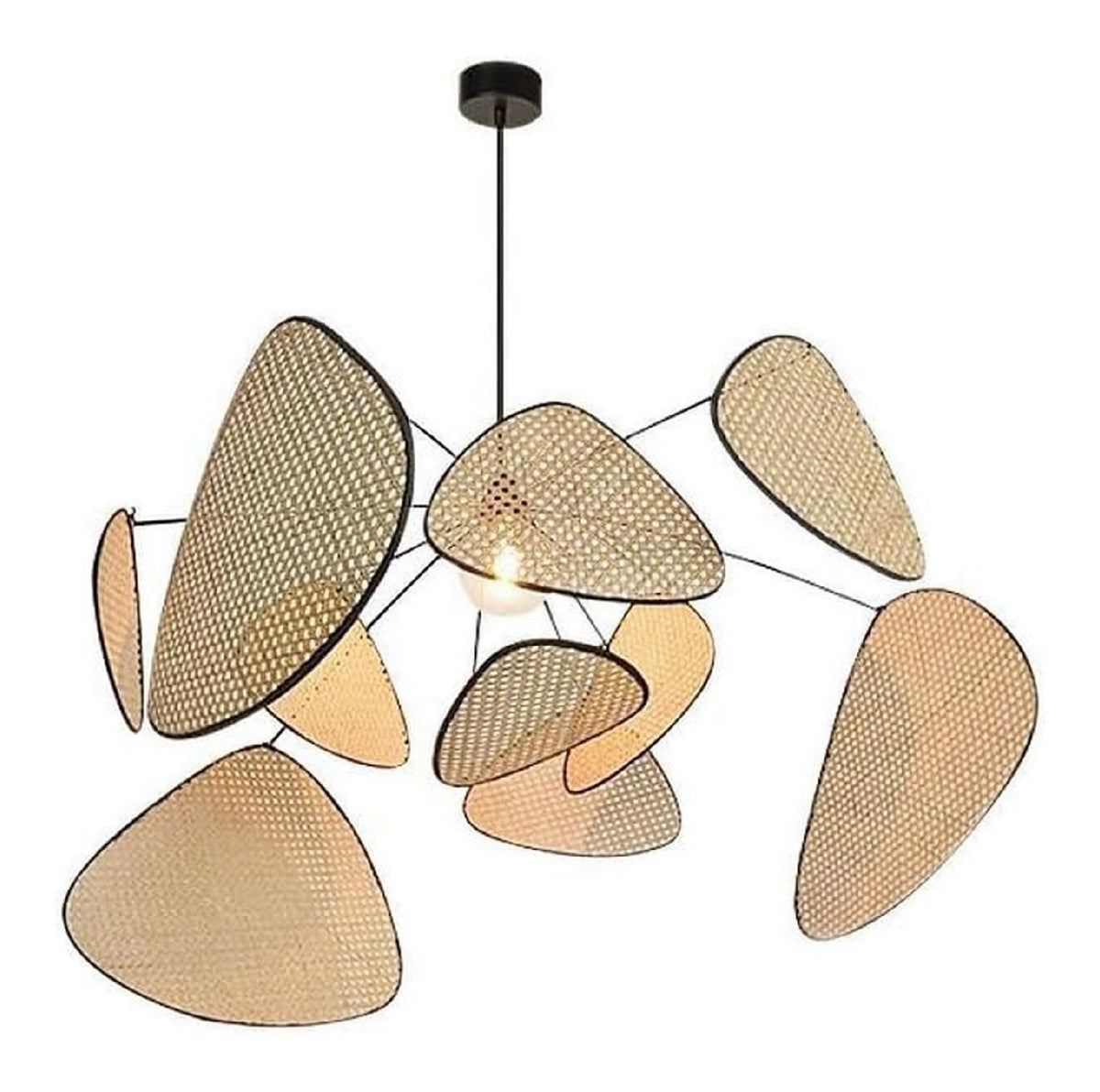 Suspension Ambre et Rouge au style moderne avec conception fonctionnelle 40W E27