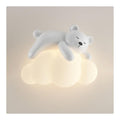 Applique murale decoratif Blanc et Ambre avec diffusion lumineuse harmonieuse