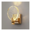 Luminaire Blanc et Dore a silhouette graphique de type applique murale KS-8972