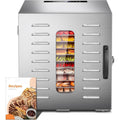 Kwasyo Deshydrateur alimentaire 1000 W Argente Acier inoxydable Pieces amovibles