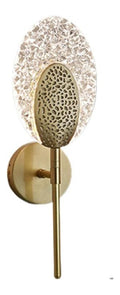 Applique murale Ambre et Cuivre a presence elegante et lumiere agreable 5 W 3000 K