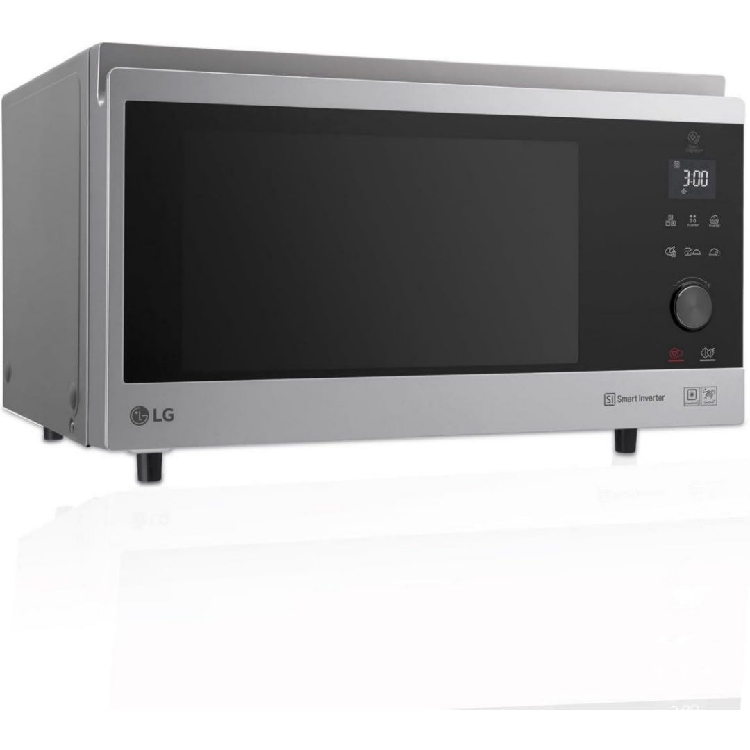 LG Four micro-ondes 39 L 850 W Acier inoxydable Sans huile Reglable