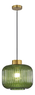 Eclairage Noir et Dore contemporain en version suspension E27 QX-7918