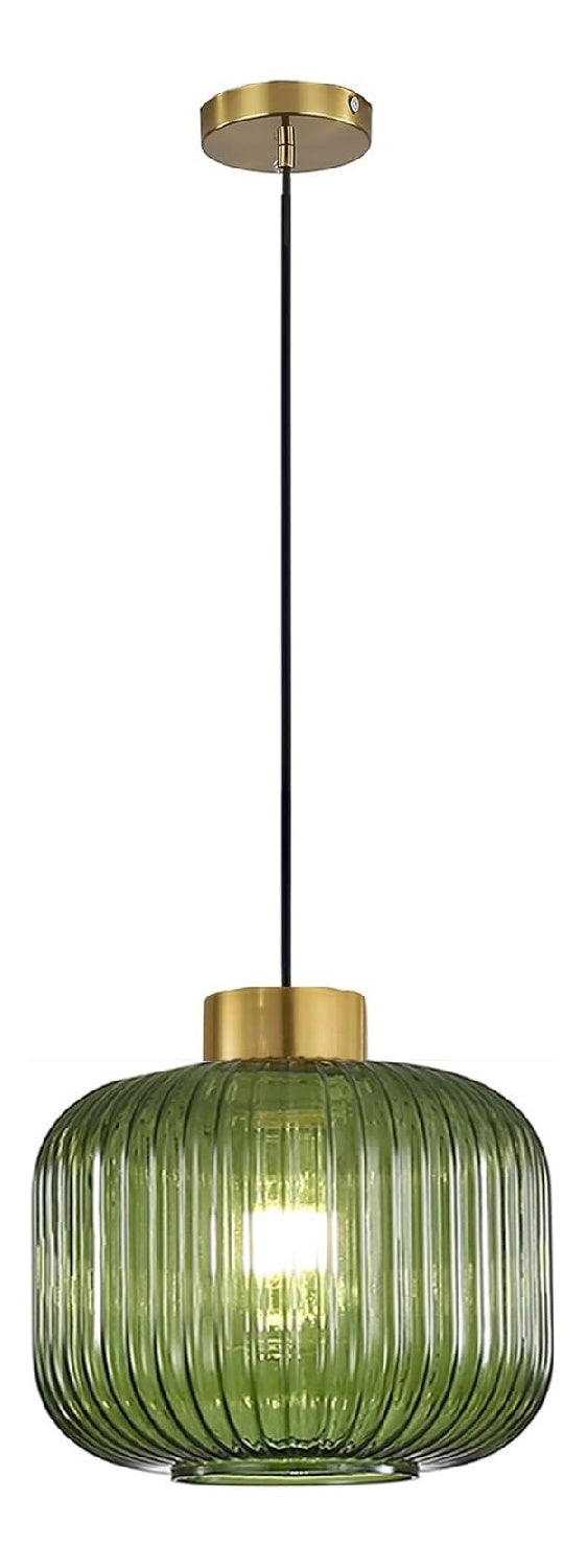 Eclairage Noir et Dore contemporain en version suspension E27 QX-7918