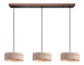 Suspension decoratif Ambre et Vert avec diffusion lumineuse harmonieuse