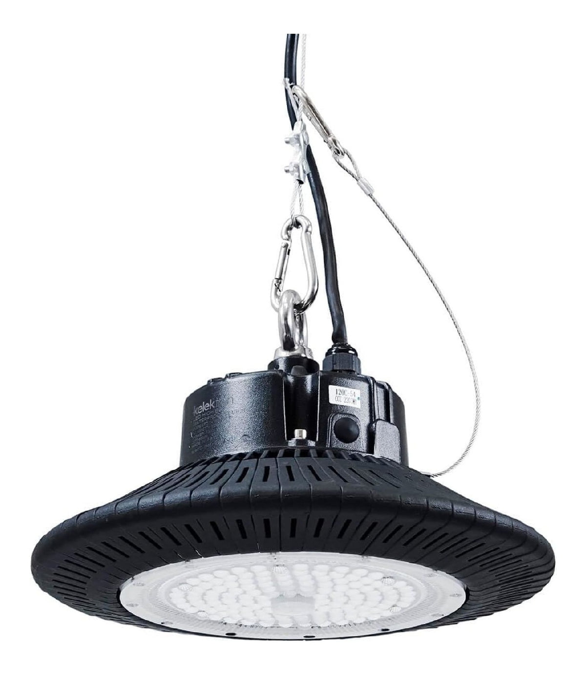 Suspension Blanc et Rouge a presence elegante et lumiere agreable 100 W IP65 6000K