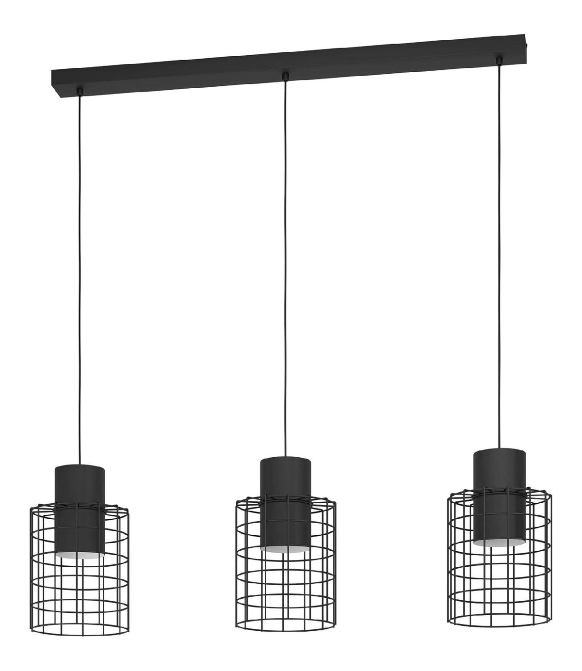 Suspension Noir et Blanc au style moderne avec conception fonctionnelle 40 W E27 13V-922