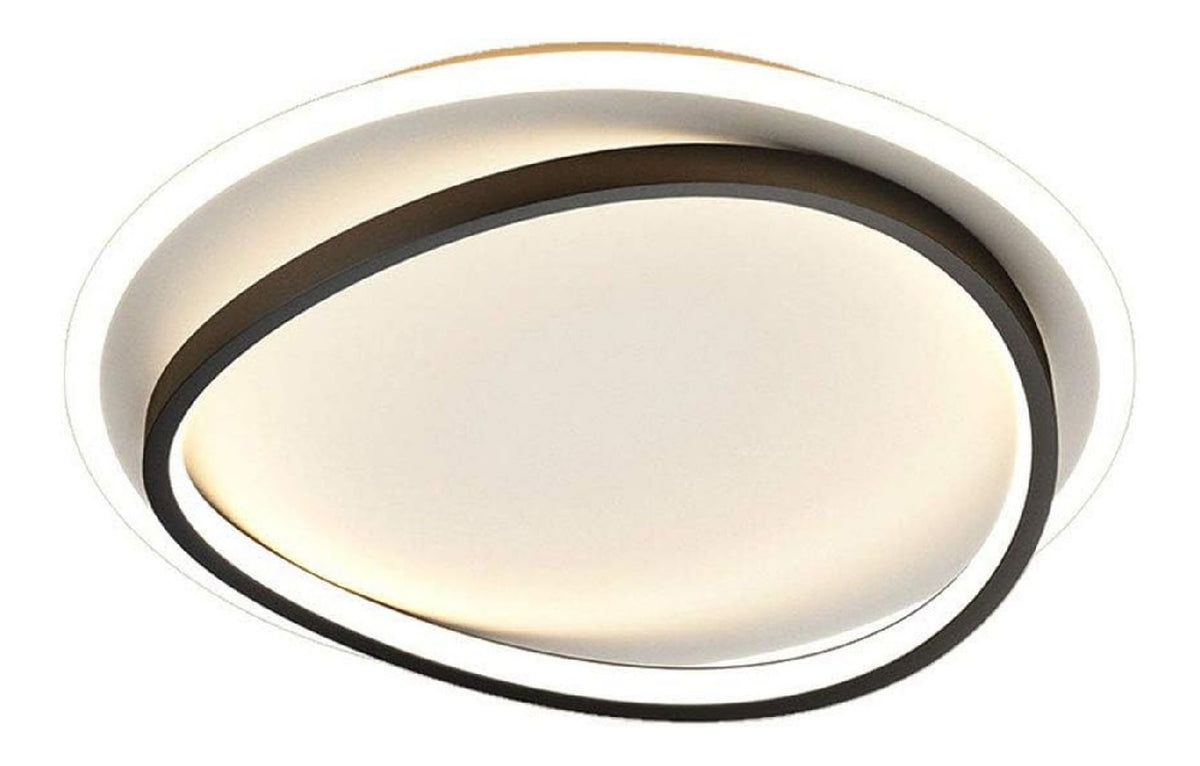 Luminaire Noir et Blanc a silhouette graphique de type plafonnier ML-3245